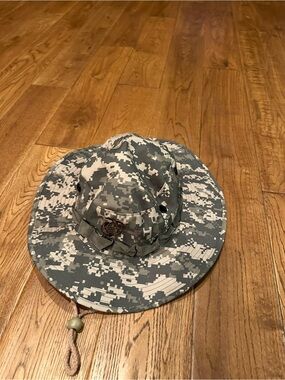 Camouflage Boonie Hat - Gray Digital Camo